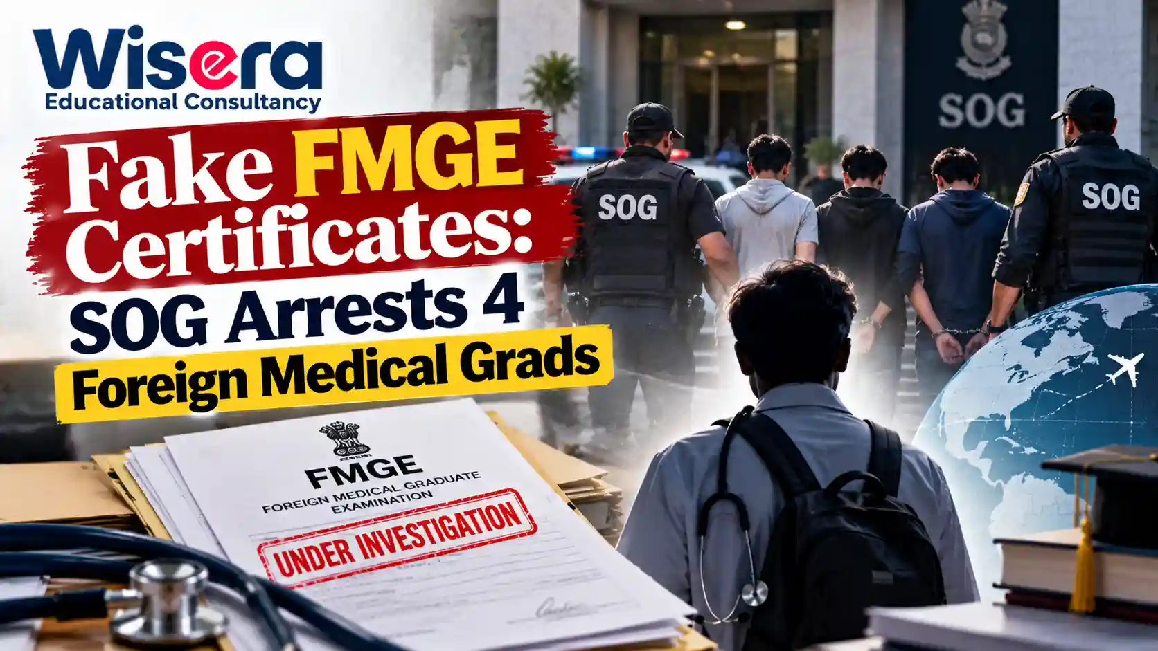 Fake FMGE Certificates: SOG Arrests 4 Foreign Medical Grads