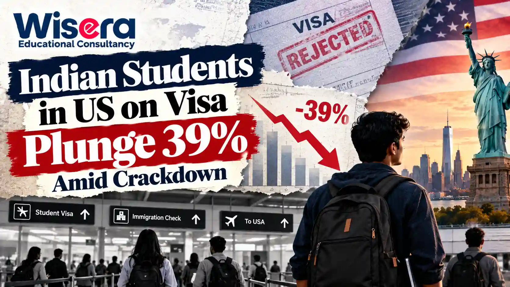 Indian Students in US on Visa Plunge 39% Amid Crackdown