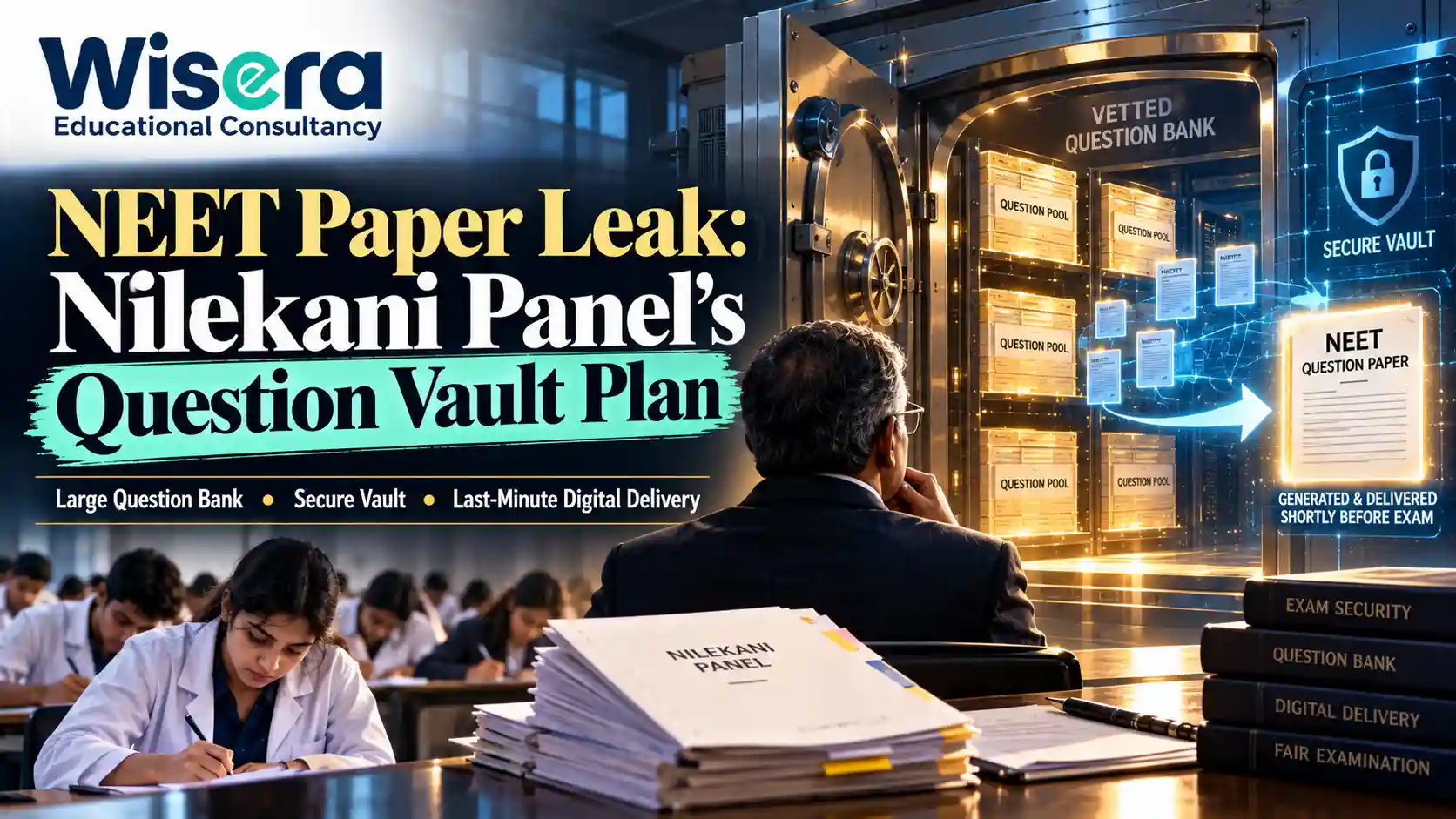 NEET Paper Leak: Nilekani Panel’s Question Vault Plan
