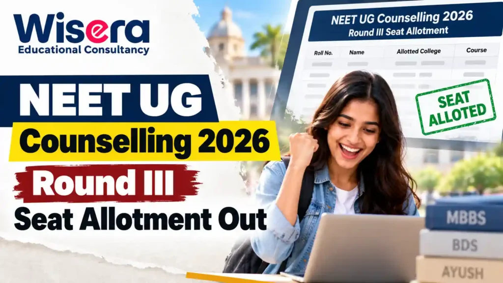 NEET UG Counselling 2026 Round III Seat Allotment Out