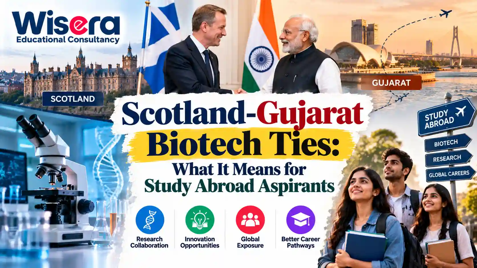 Scotland-Gujarat Biotech Ties: What It Means for Study Abroad Aspirants