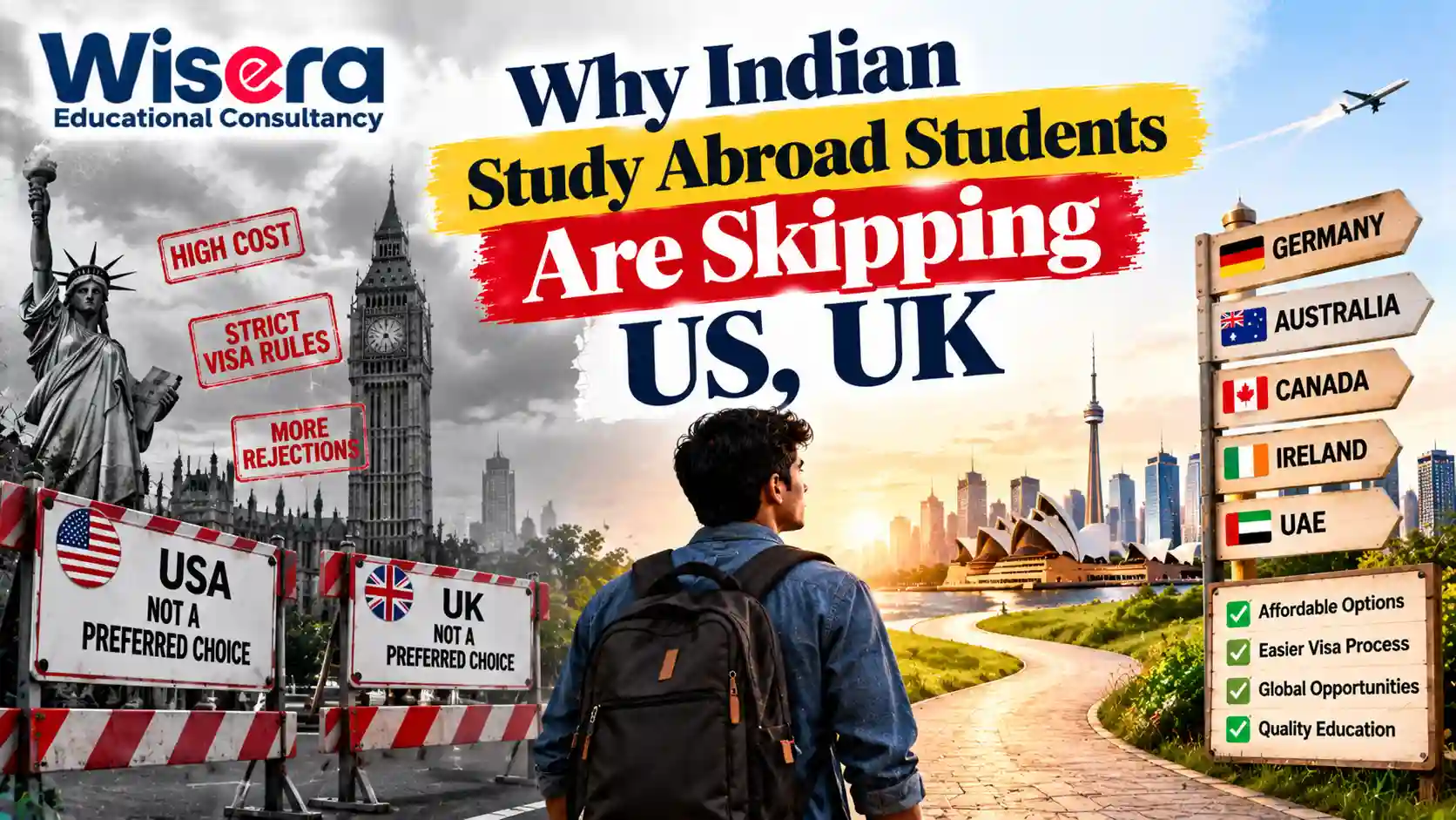 Why Indian Study Abroad Students Are Skipping US and UK